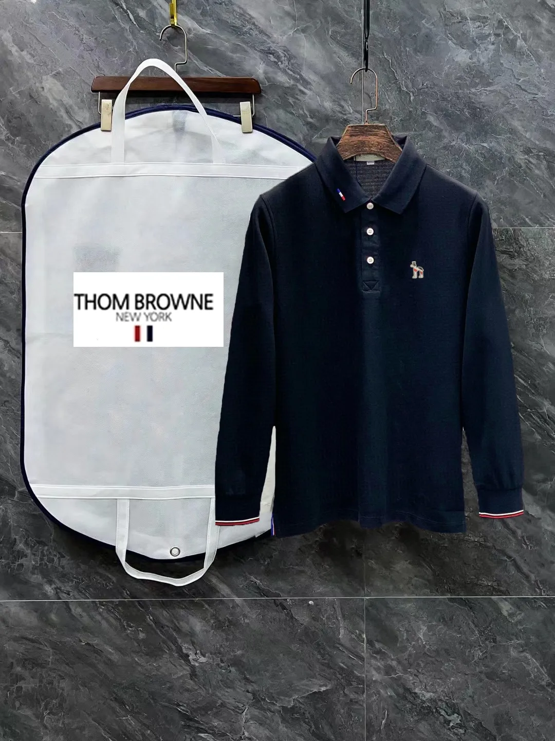 TB/ 24SS Polo 。 T . . ! Piquet , “ ”。 . , , logo ， ， ， ， ， ， 。 Black/White/ Size：M~3XL